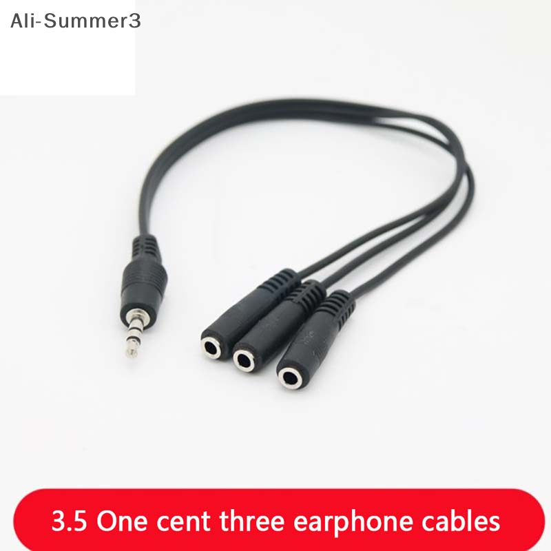 Earphone Splitter Jack - 3.5mm 3웨이 포트 AUX 멀티 헤드폰