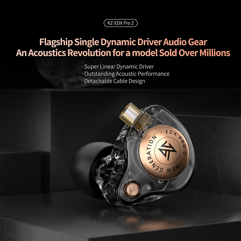 In Ear Monitor Iem - KZ EDX Pro 2 울트라-리니어 다이나믹