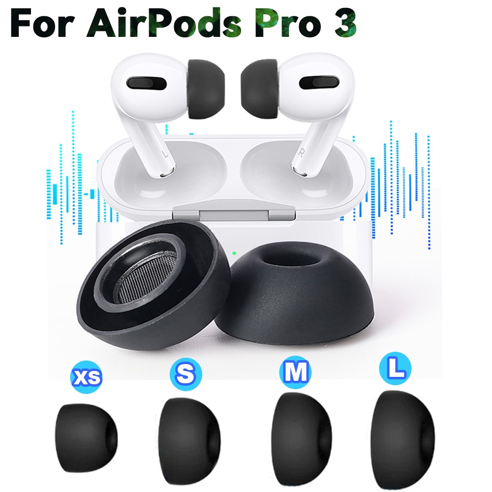 Silicone Ear Tip Replacement - 실리콘 이어팁 노이즈 감소 홀이 있는