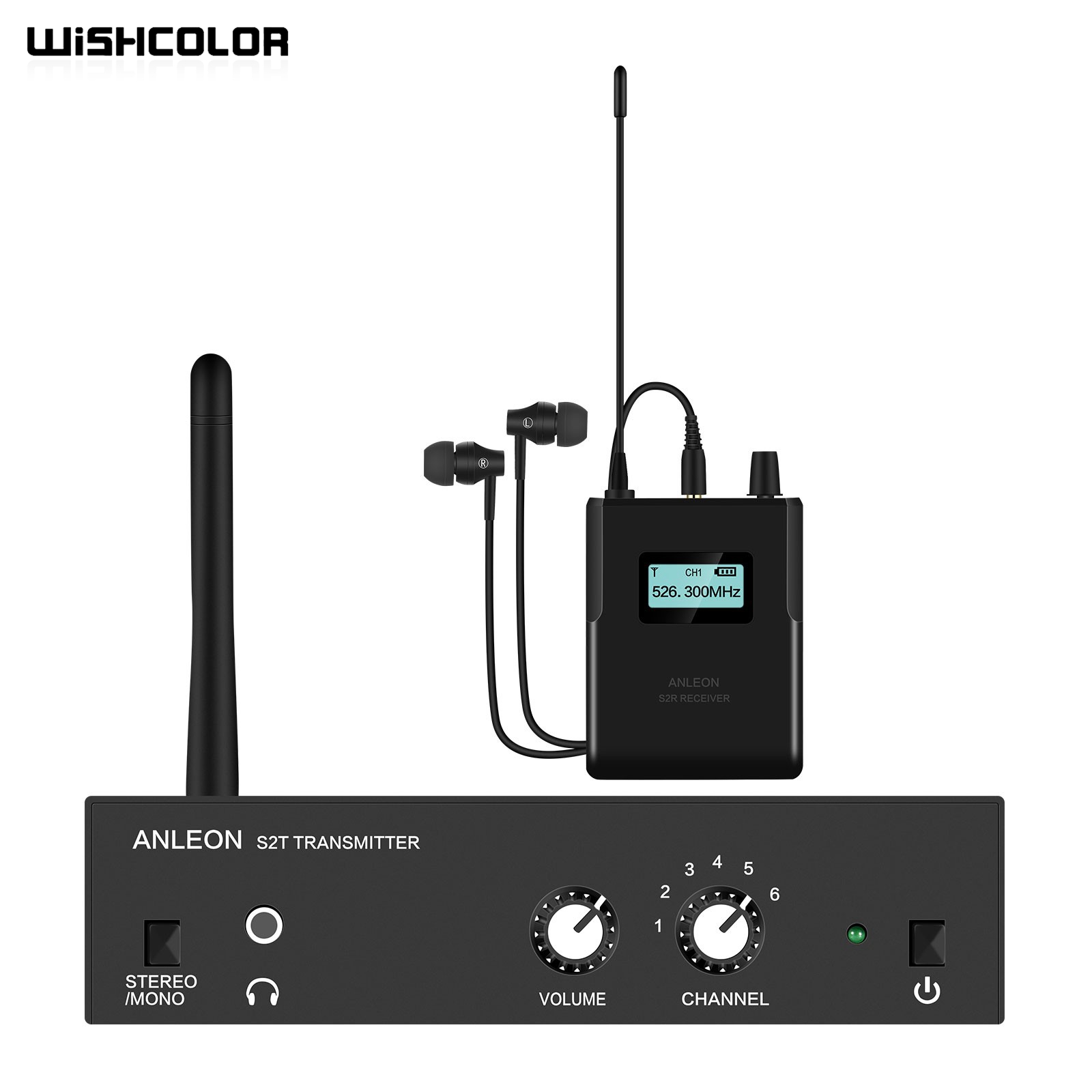 In Ear Monitor Iem - Wishcolor ANLEON S2 526-535MHz 인이어 모니터