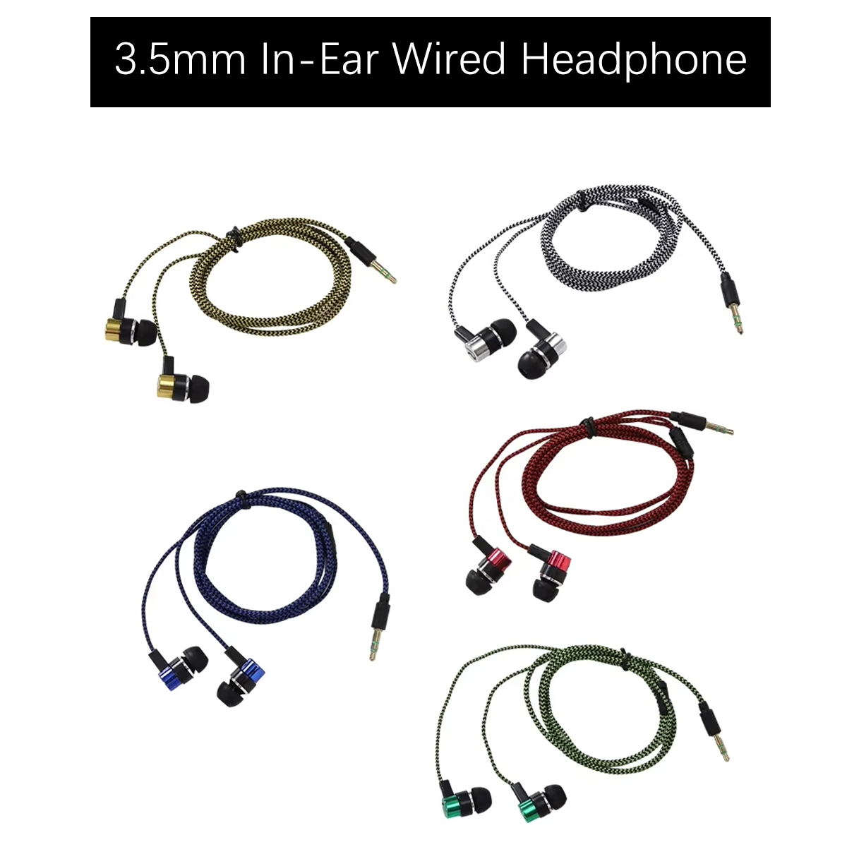 Audiophile Headphone Wired - Miwayer 3.5mm 유선 인이어 이어버드 -