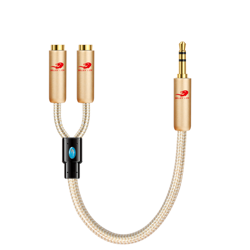 Audiophile Headphone Wired - Audiophile 3.5 브레이크아웃 케이블 25cm 미니