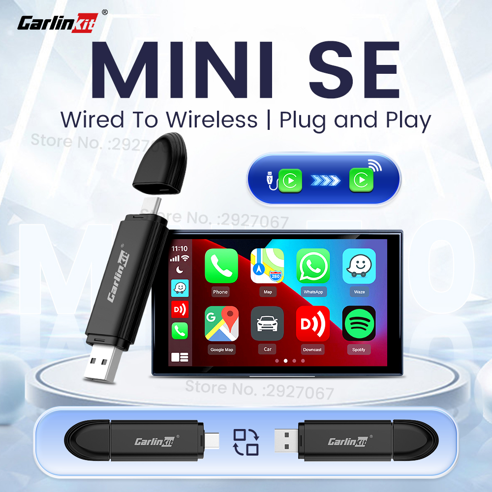 Bluetooth Adapter Receiver - CarlinKit MINI 5.0 Pro 무선 CarPlay