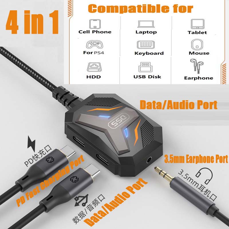 Earphone Splitter Jack - 타입 C 스플리터 USB C -