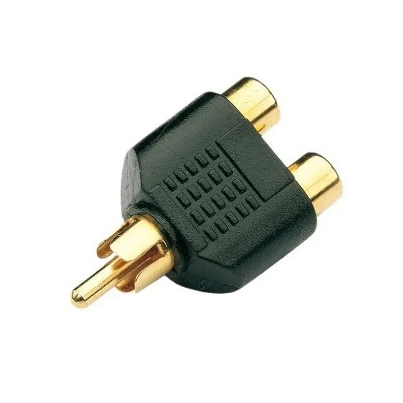 Audio Splitter Y - 10/100개입 RCA 분배기 AV 오디오 비디오