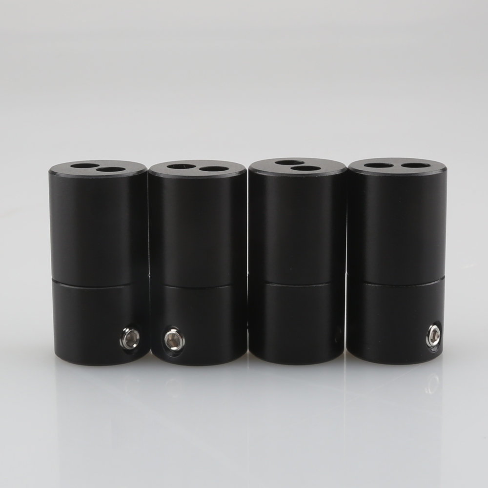 Audio Splitter Y - 4PCS 알루미늄 합금 하이파이 스피커 케이블