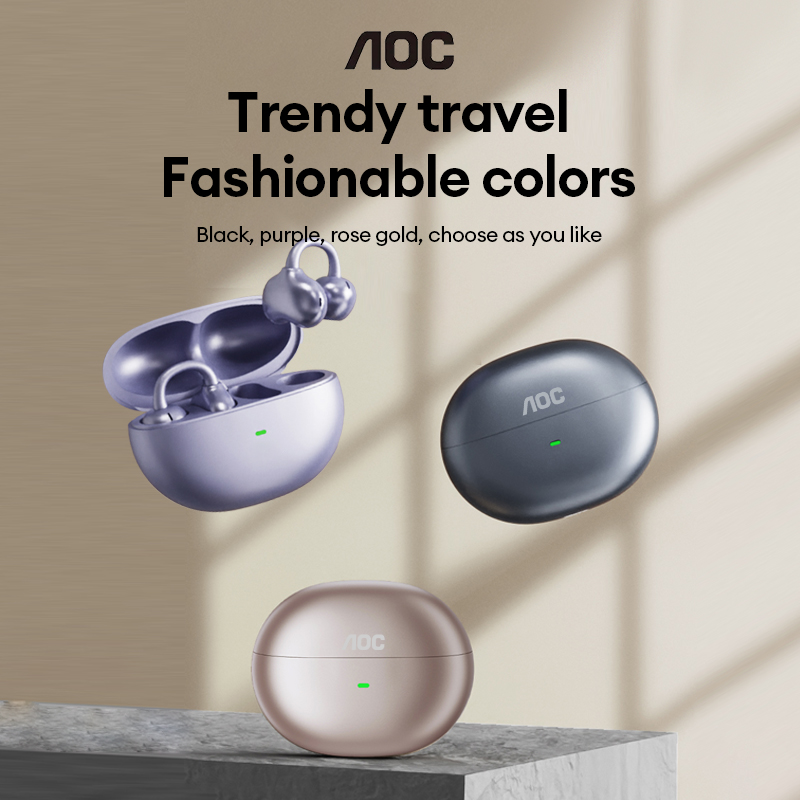 AOC ACD2544 무선 블루투스 이어클립 이어버드  - Earbuds Charging Case 리뷰 및 가격