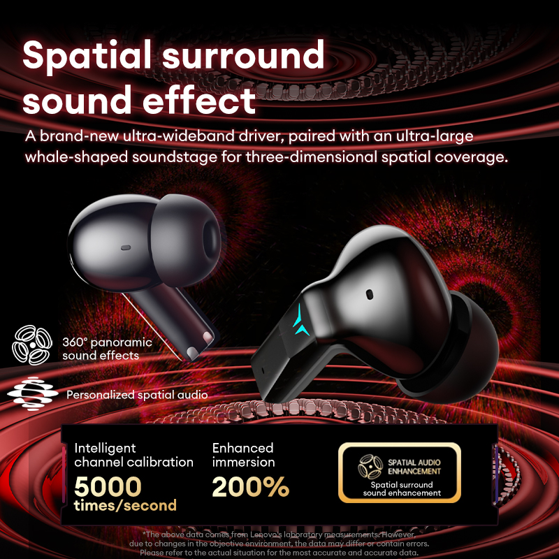 레노버 GT105 게이밍 무선 이어버드 블루투스6.0  - Gaming Headset Rgb 리뷰 및 가격