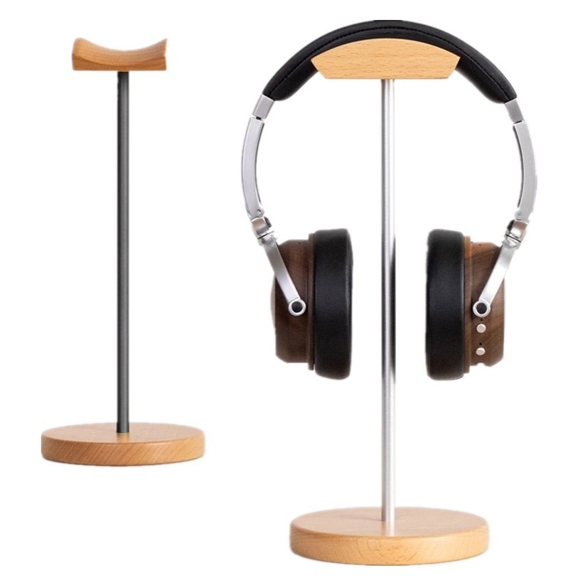 블랙 월넛 우드 & 알루미늄 헤드폰 스탠드, 내추럴 월 - Headphone Stand Desk 리뷰 및 가격