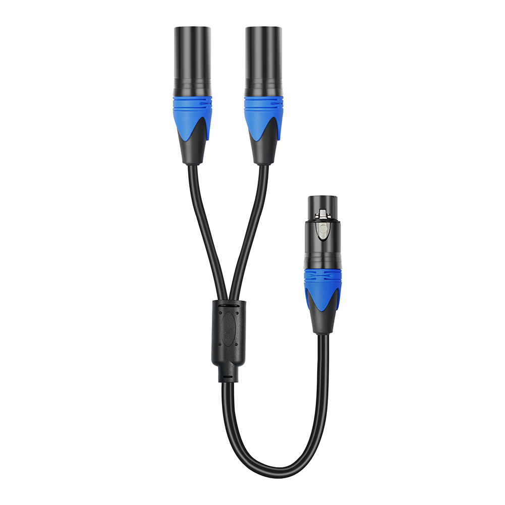 50cm 1 XLR 암 커넥터 - 2 XLR 수 커넥터 - Audio Splitter Y 리뷰 및 가격