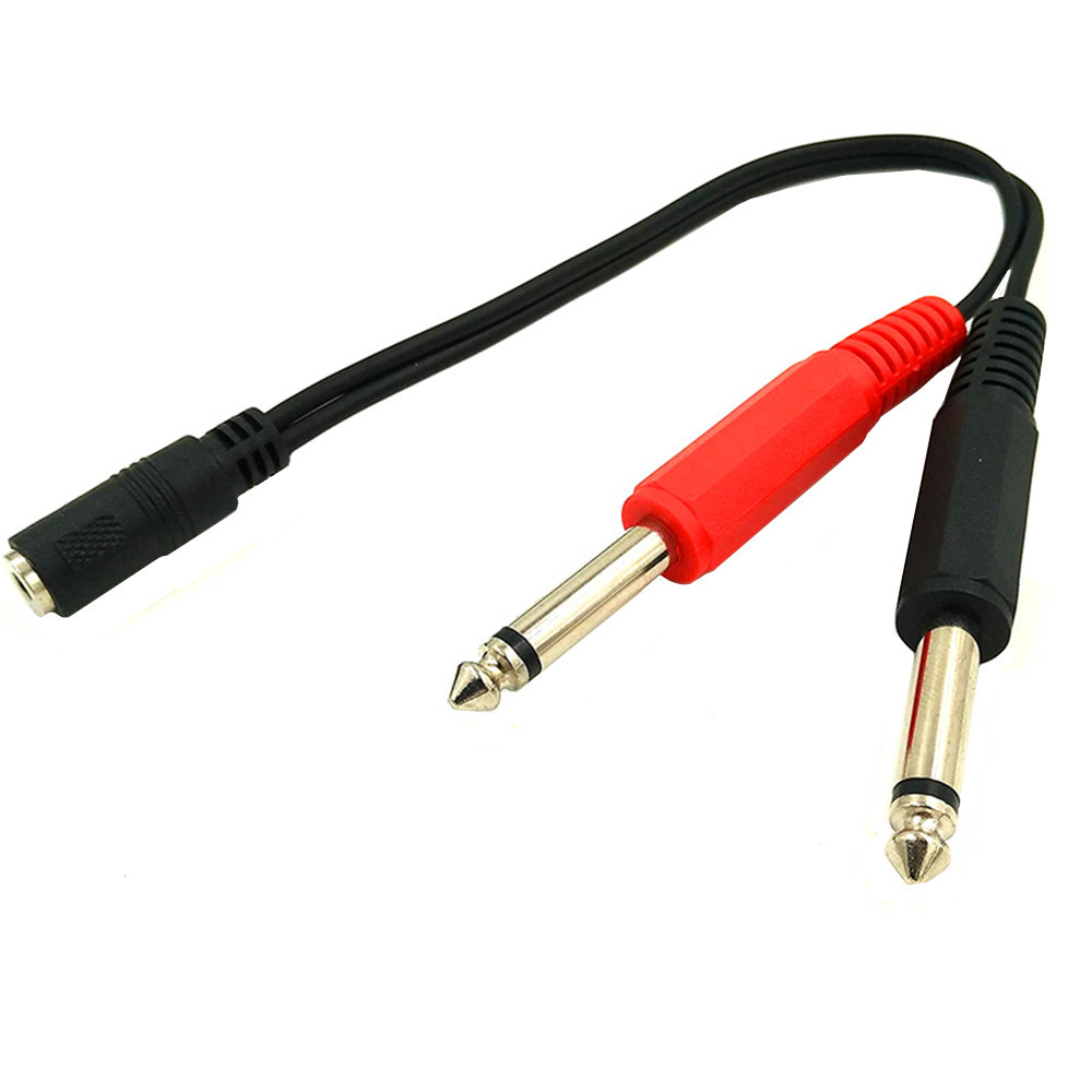 6.35mm 남성형에서 2개의 6.35mm 여성형으로  - Audio Splitter Y 리뷰 및 가격