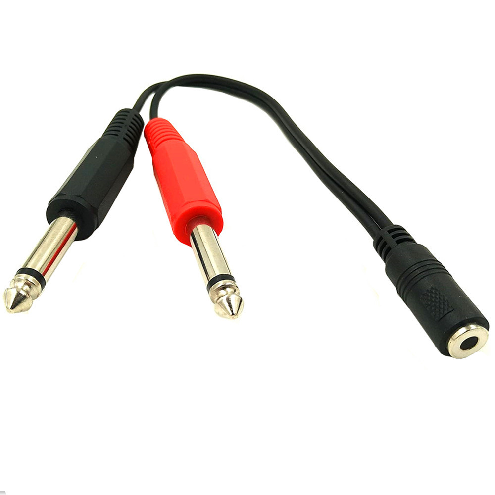 6.35mm 남성형에서 2개의 6.35mm 여성형으로  - Audio Splitter Y 리뷰 및 가격