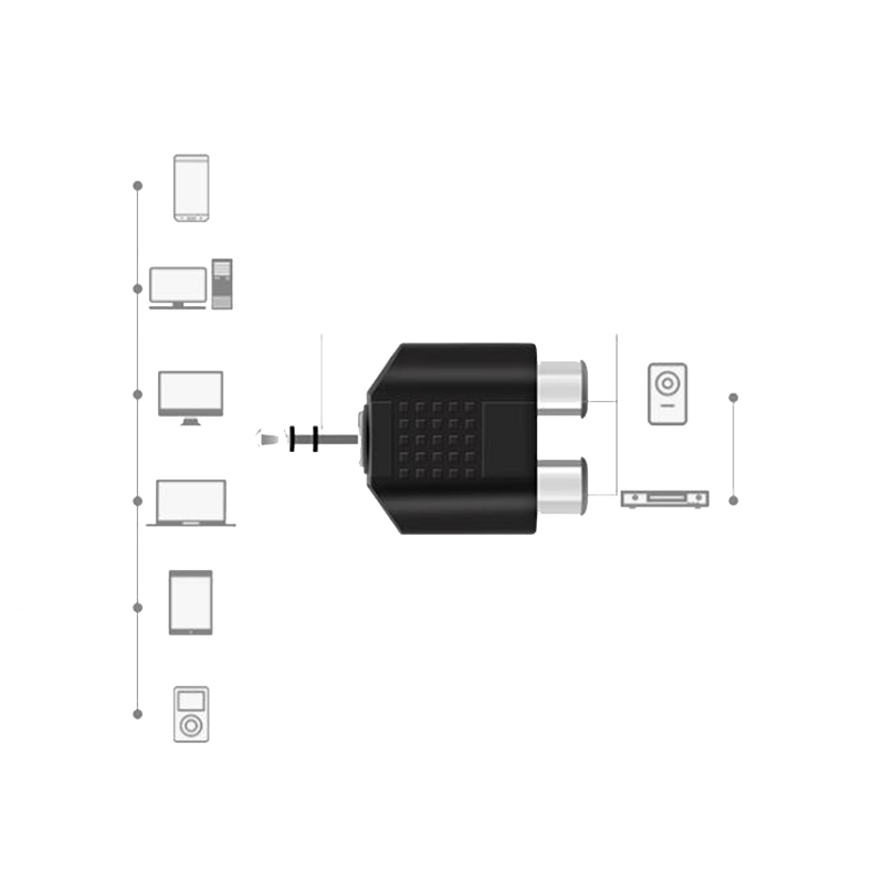 1/2/4개입 3.5mm 잭 스테레오 AUX 남성-2  - Earphone Splitter Jack 리뷰 및 가격