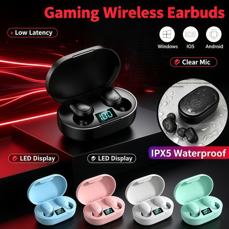 새로운 E6S 무선 블루투스 이어폰 블루투스 헤드셋 무 - Bluetooth Headset On Ear 리뷰 및 가격