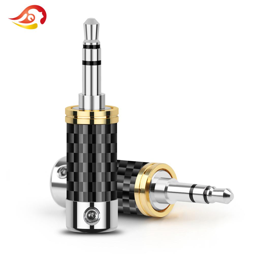 QYFANG 3 극 스테레오 금속 어댑터, 탄소 섬유  - Audiophile Headphone Wired 리뷰 및 가격