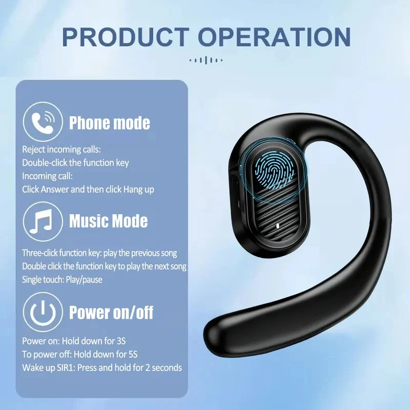 블루투스 5.4 오픈형 무선 이어폰 좌우 양쪽 귀용 유 - Bluetooth Headset On Ear 리뷰 및 가격