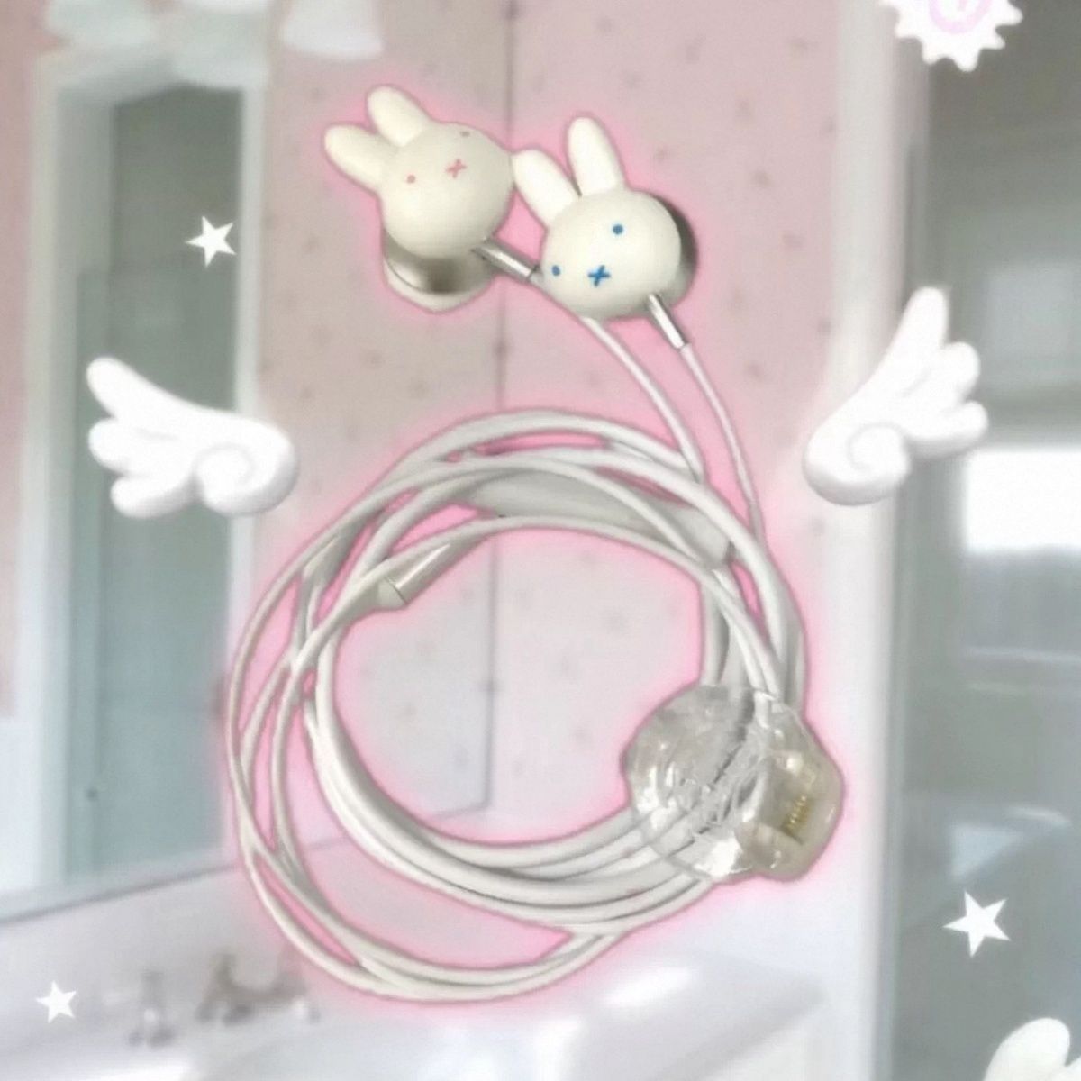 빈티지 귀여운 미피 토끼 유선 이어폰, 고급스러운 디자 - Usb C Earphone 리뷰 및 가격