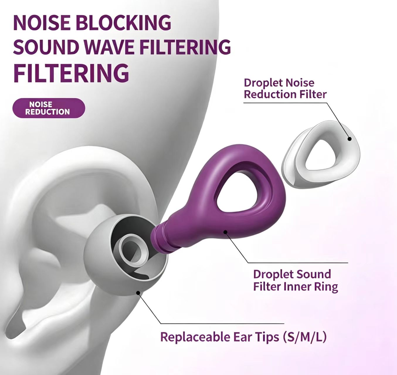 ES300-소프트 실리콘 소음 감소 귀마개 재사용 가능 - Silicone Ear Tip Replacement 리뷰 및 가격