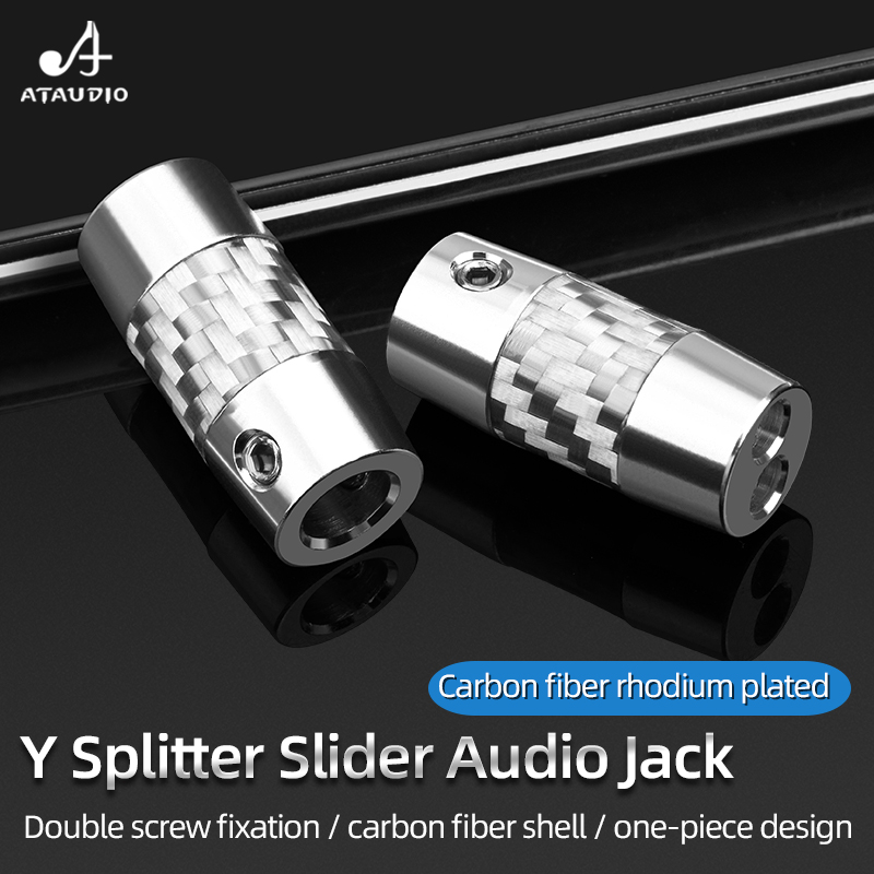 탄소 섬유 Y 스플리터 오디오 잭 와이어 어댑터, 홀  - Audio Splitter Y 리뷰 및 가격