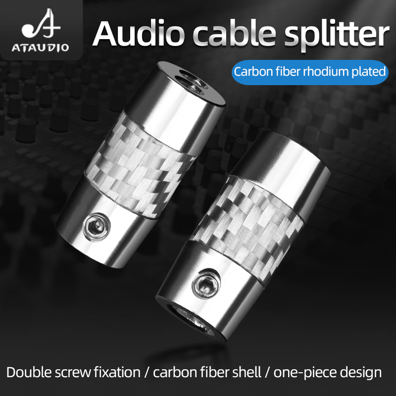 탄소 섬유 Y 스플리터 오디오 잭 와이어 어댑터, 홀  - Audio Splitter Y 리뷰 및 가격
