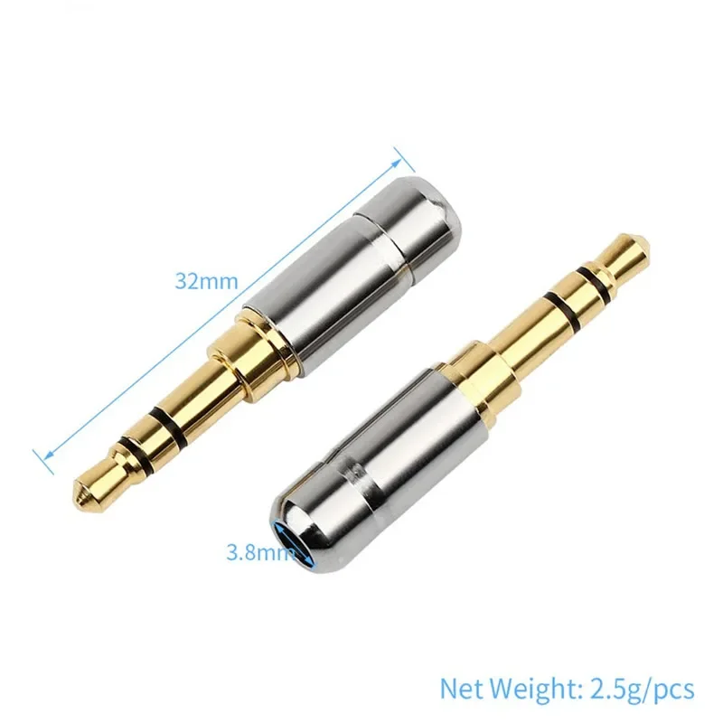 3.5mm 잭 2 3 4 극 이어폰 플러그 커넥터 납땜 - Audiophile Headphone Wired 리뷰 및 가격