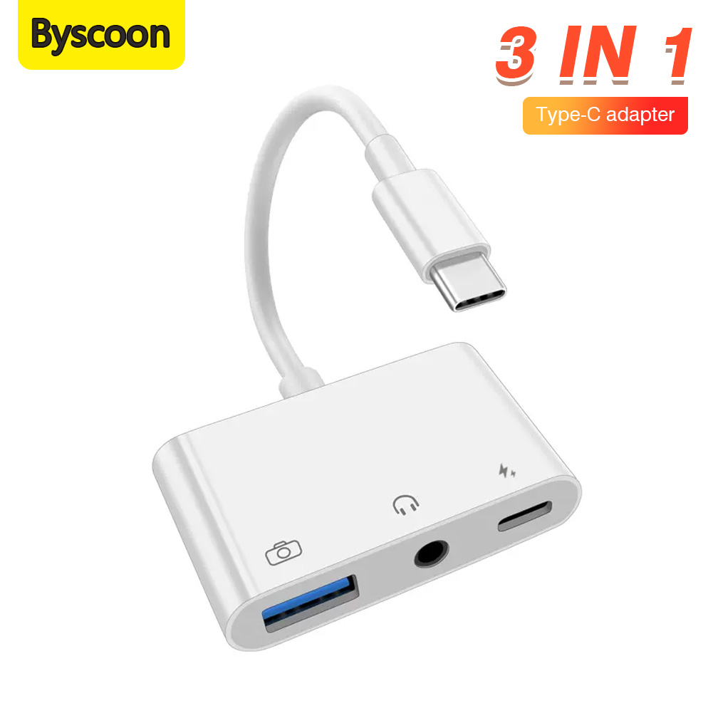 3 in 1 타입 C to 3.5mm 잭 이어폰 오디오 - Earphone Splitter Jack 리뷰 및 가격