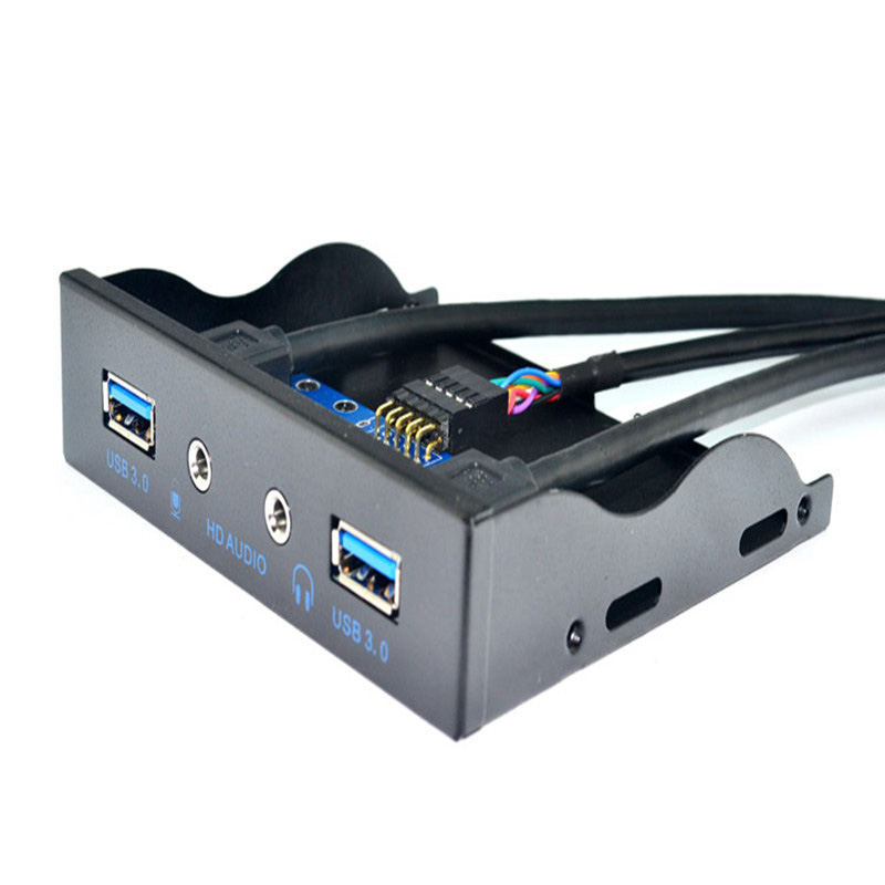 PC용 전면 패널 브래킷 어댑터, USB 3.0 허브  - Earphone Splitter Jack 리뷰 및 가격