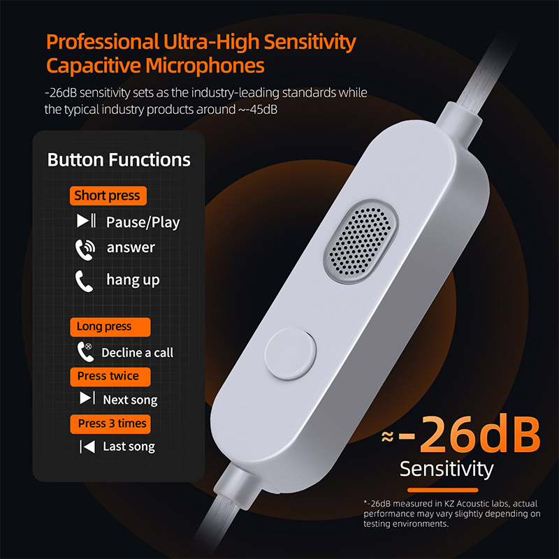KZ-M2 OFC 은도금 헤드셋 케이블 듀얼 마이크 H - Wired Earphone Mic 리뷰 및 가격