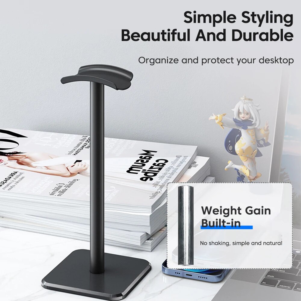 범용 헤드폰 스탠드 알루미늄 합금 헤드셋 거치대, 게임 - Headphone Stand Desk 리뷰 및 가격