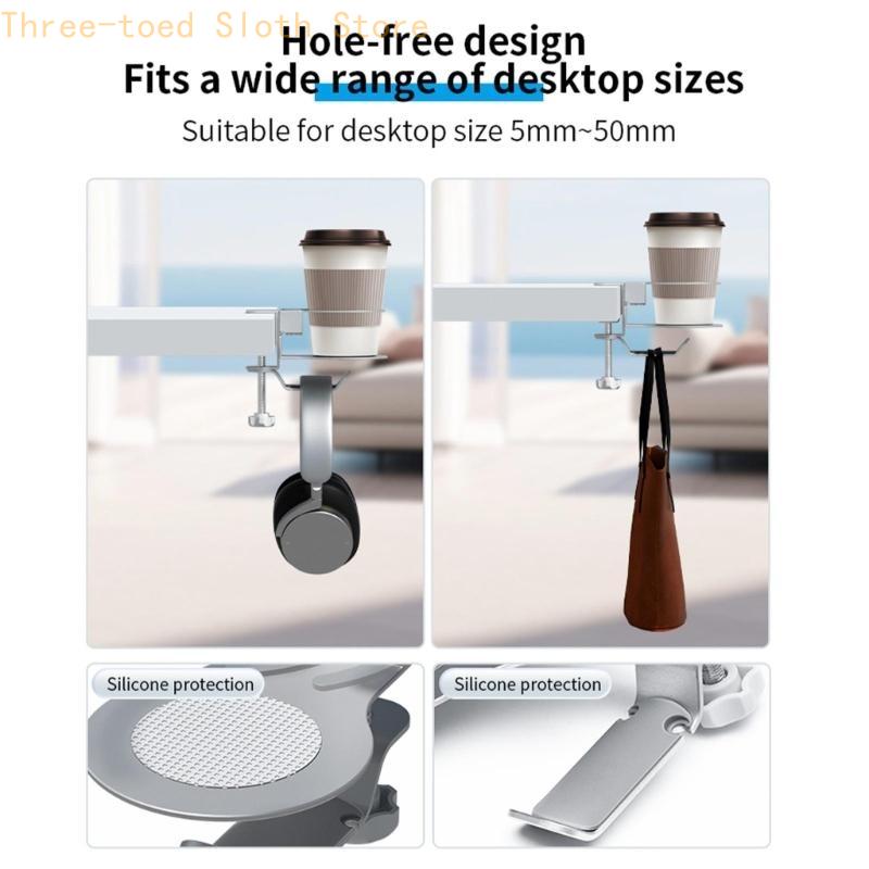 데스크 마운트 알루미늄 컵 정리함 언더데스크 헤드폰 스 - Headphone Stand Desk 리뷰 및 가격