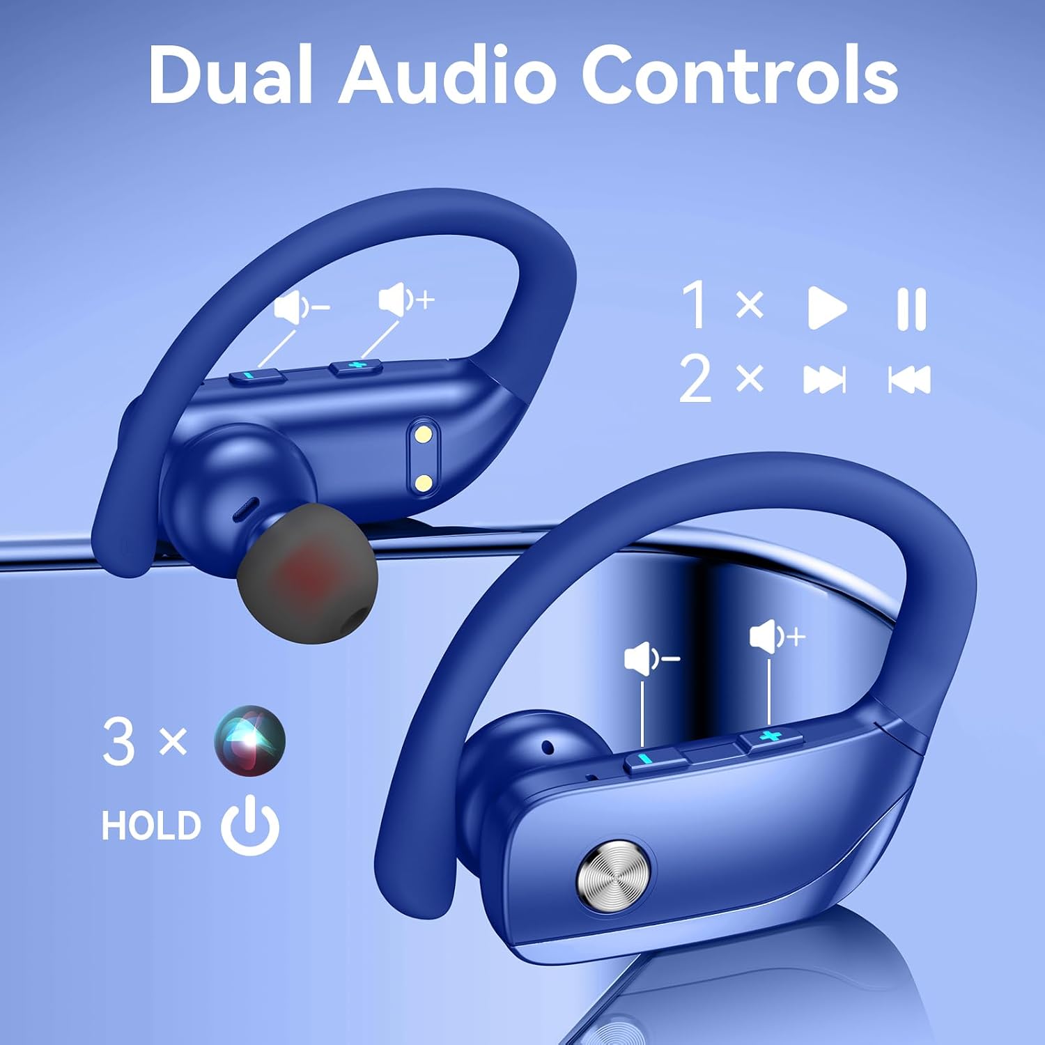 80시간 재생 가능한 LED 디스플레이 케이스, 오버이 - Sports Earphone Hook 리뷰 및 가격